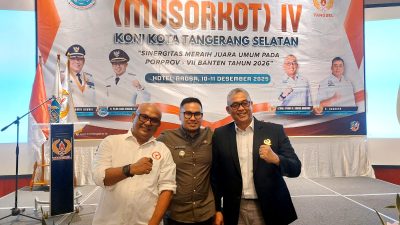 Tampuk Pimpinan KONI Tangsel Berganti