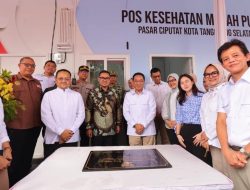 Pedagang Pasar Ciputat Bisa Berobat Gratis Di Pos Kesehatan Merah Putih
